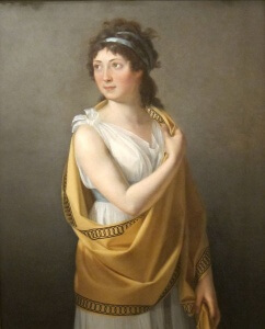 Marie Guillemine Benoist portrait d'une dame