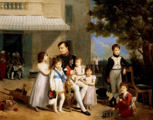 Pauline Auzou Napoléon sur la terrasse du chateau de Saint-Cloud